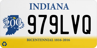 IN license plate 979LVQ