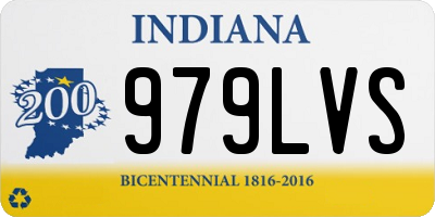 IN license plate 979LVS