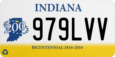 IN license plate 979LVV