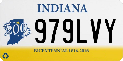 IN license plate 979LVY