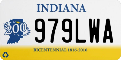 IN license plate 979LWA