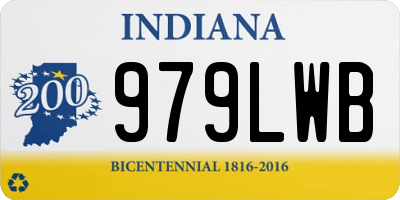 IN license plate 979LWB