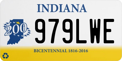 IN license plate 979LWE