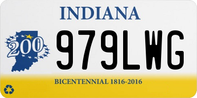 IN license plate 979LWG