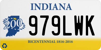 IN license plate 979LWK