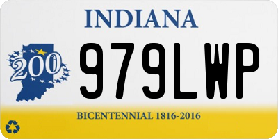IN license plate 979LWP