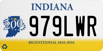 IN license plate 979LWR