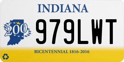 IN license plate 979LWT