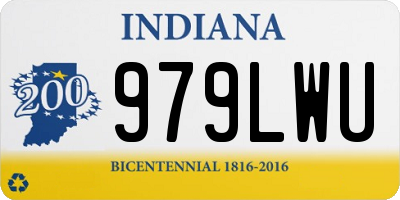 IN license plate 979LWU