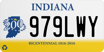 IN license plate 979LWY