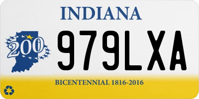 IN license plate 979LXA