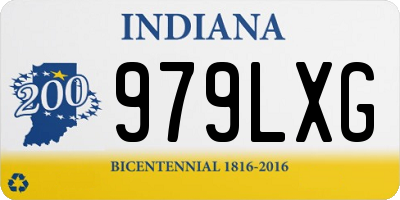 IN license plate 979LXG