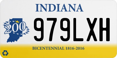 IN license plate 979LXH
