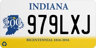 IN license plate 979LXJ