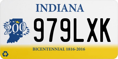 IN license plate 979LXK