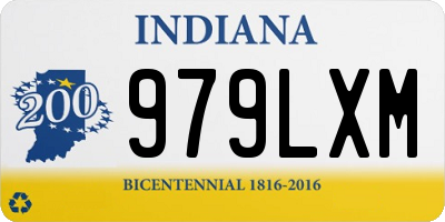 IN license plate 979LXM