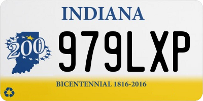 IN license plate 979LXP