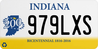 IN license plate 979LXS