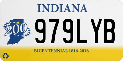 IN license plate 979LYB
