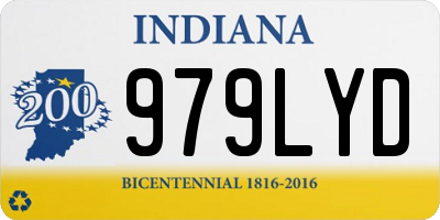 IN license plate 979LYD