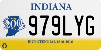IN license plate 979LYG