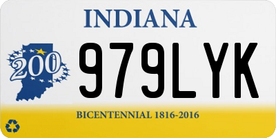 IN license plate 979LYK
