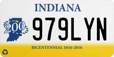 IN license plate 979LYN