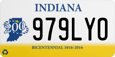 IN license plate 979LYO