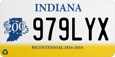 IN license plate 979LYX