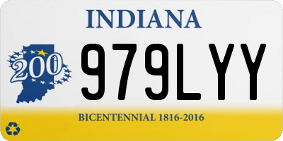 IN license plate 979LYY