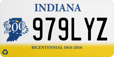 IN license plate 979LYZ