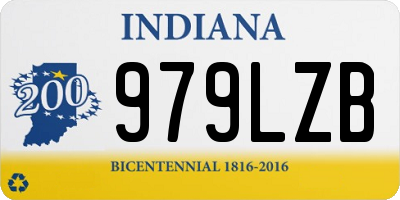 IN license plate 979LZB