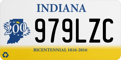 IN license plate 979LZC