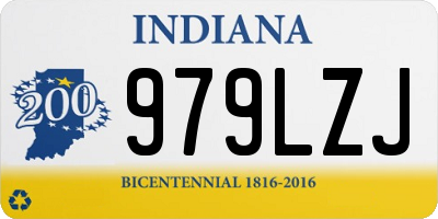IN license plate 979LZJ