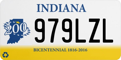 IN license plate 979LZL