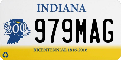 IN license plate 979MAG