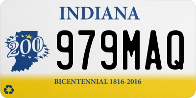 IN license plate 979MAQ
