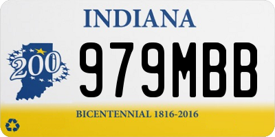 IN license plate 979MBB