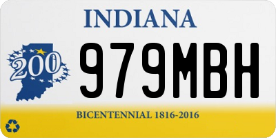 IN license plate 979MBH