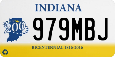 IN license plate 979MBJ