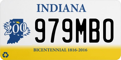 IN license plate 979MBO