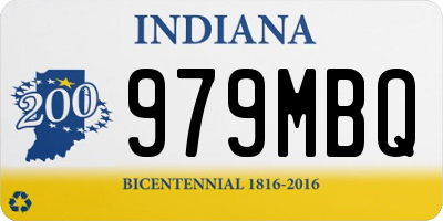 IN license plate 979MBQ