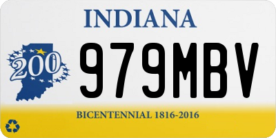IN license plate 979MBV