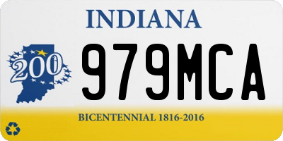 IN license plate 979MCA