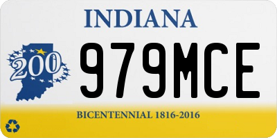 IN license plate 979MCE