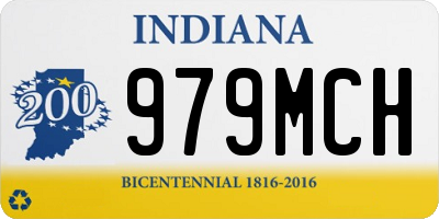 IN license plate 979MCH