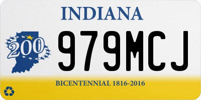 IN license plate 979MCJ