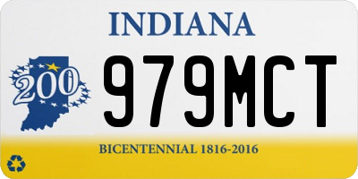 IN license plate 979MCT