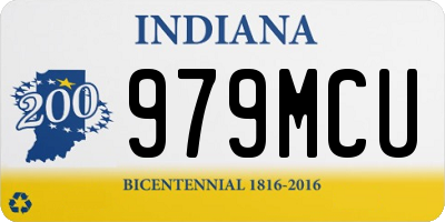 IN license plate 979MCU