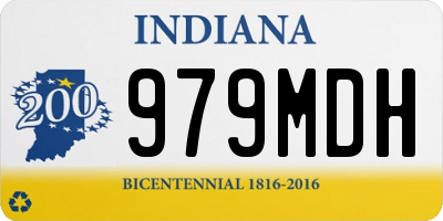 IN license plate 979MDH